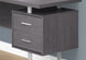 I 7306 Computer Desk - 70"L / Grey Left Or Right Facing - Furniture Depot