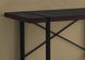 I 7311 Computer Desk - 48"L / Espresso / Black Metal - Furniture Depot