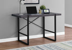 I 7312 Computer Desk - 48"L / Grey / Black Metal - Furniture Depot (7881132572920)