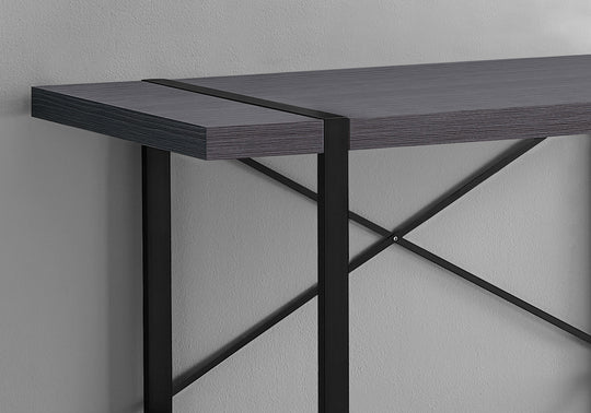 I 7312 Computer Desk - 48"L / Grey / Black Metal - Furniture Depot (7881132572920)