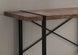 I 7314 Computer Desk - 48"L / Brown Reclaimed Wood / Black Metal - Furniture Depot (7881132638456)