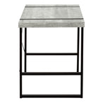 I 7316 Computer Desk - 48"L / Grey Reclaimed Wood / Black Metal - Furniture Depot (7881132703992)