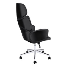 Load image into Gallery viewer, I 7321 Office Chair - Black Leather-Look / High Back Executive - Furniture Depot