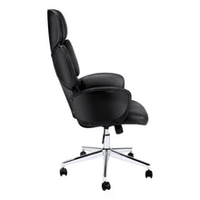 Load image into Gallery viewer, I 7321 Office Chair - Black Leather-Look / High Back Executive - Furniture Depot