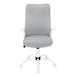 I 7324 Office Chair - White / Grey Fabric / Multi Position - Furniture Depot (7881132998904)