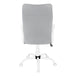 I 7324 Office Chair - White / Grey Fabric / Multi Position - Furniture Depot (7881132998904)