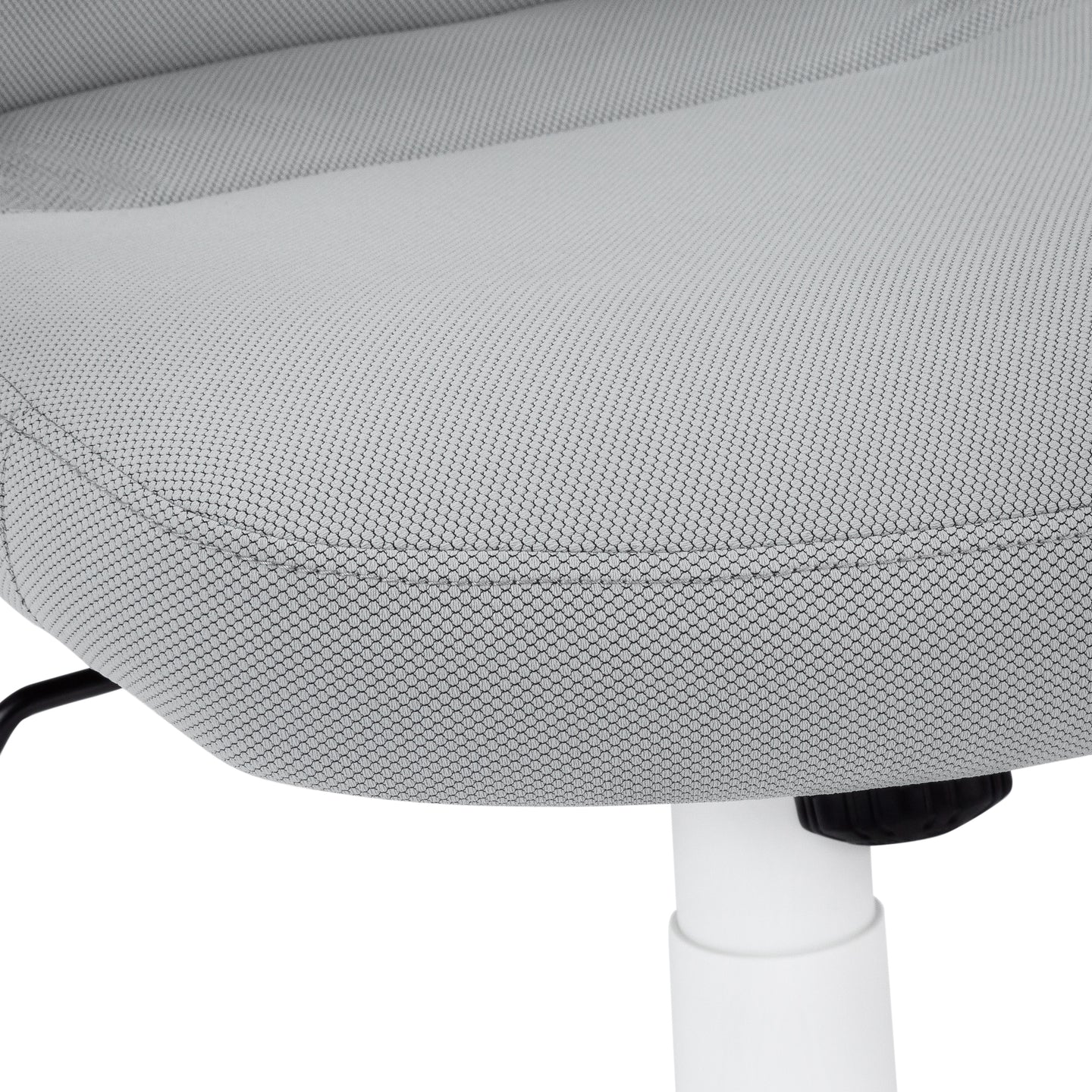 I 7324 Office Chair - White / Grey Fabric / Multi Position - Furniture Depot (7881132998904)