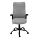 I 7325 Office Chair - Black / Dark Grey Fabric / Multi Position - Furniture Depot (7881133064440)