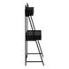 I 7330 Computer Desk - 32"L / Black / Black Metal - Furniture Depot