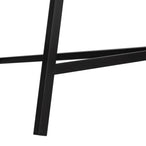 I 7330 Computer Desk - 32"L / Black / Black Metal - Furniture Depot