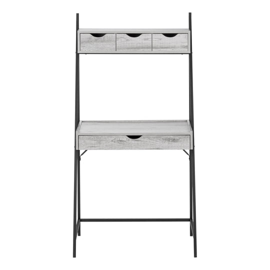 I 7331 Computer Desk - 32"L / Grey / Black Metal - Furniture Depot (7881133392120)