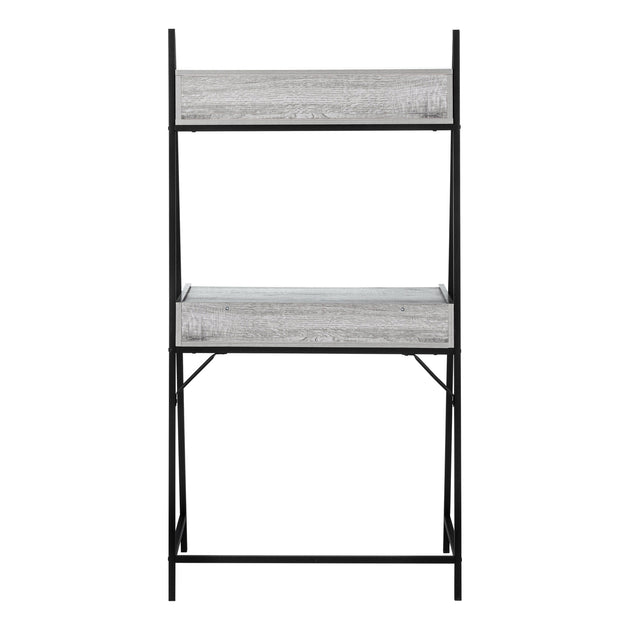 I 7331 Computer Desk - 32"L / Grey / Black Metal - Furniture Depot (7881133392120)