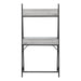 I 7331 Computer Desk - 32"L / Grey / Black Metal - Furniture Depot (7881133392120)