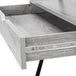 I 7331 Computer Desk - 32"L / Grey / Black Metal - Furniture Depot (7881133392120)