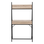 I 7332 Computer Desk - 32"L / Dark Taupe / Black Metal - Furniture Depot (7881133457656)