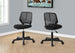 I 7336 Office Chair - Black Juvenile / Black Base On Castors - Furniture Depot (7881133523192)