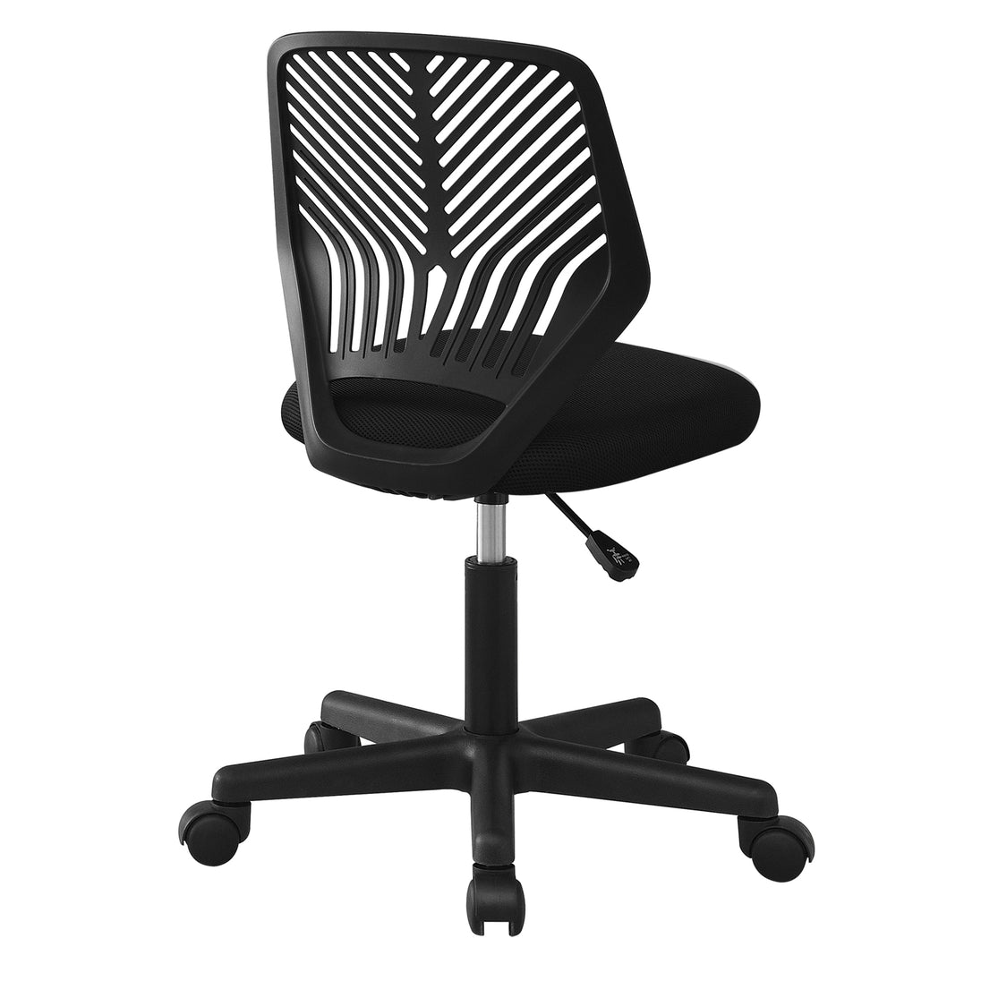 I 7336 Office Chair - Black Juvenile / Black Base On Castors - Furniture Depot (7881133523192)