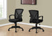 I 7339 Office Chair - Black / Black Base On Castors - Furniture Depot