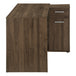 I 7348 Computer Desk - 46"L / Dark Walnut / Storage Cabinet - Furniture Depot (7881133719800)