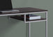 I 7369 Computer Desk - 48"L / Espresso / Silver Metal - Furniture Depot (7881134080248)