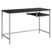I 7369 Computer Desk - 48"L / Espresso / Silver Metal - Furniture Depot (7881134080248)