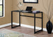 I 7379 Computer Desk - 48"L / Black Metal / Black Tempered Glass - Furniture Depot (7881134309624)