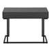 I 7386 Computer Desk - 42"L / Modern Grey / Black Metal - Furniture Depot