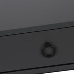 I 7386 Computer Desk - 42"L / Modern Grey / Black Metal - Furniture Depot