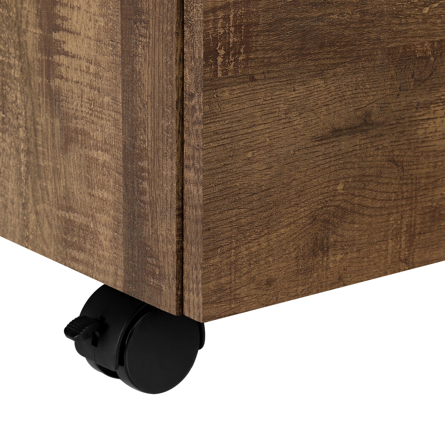I 7400 Filing Cabinet - 3 Drawer / Brown Reclaimed Wood/ Castors - Furniture Depot