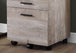 I 7402 Filing Cabinet - 3 Drawer / Taupe Reclaimed Wood/ Castors - Furniture Depot (7881134833912)