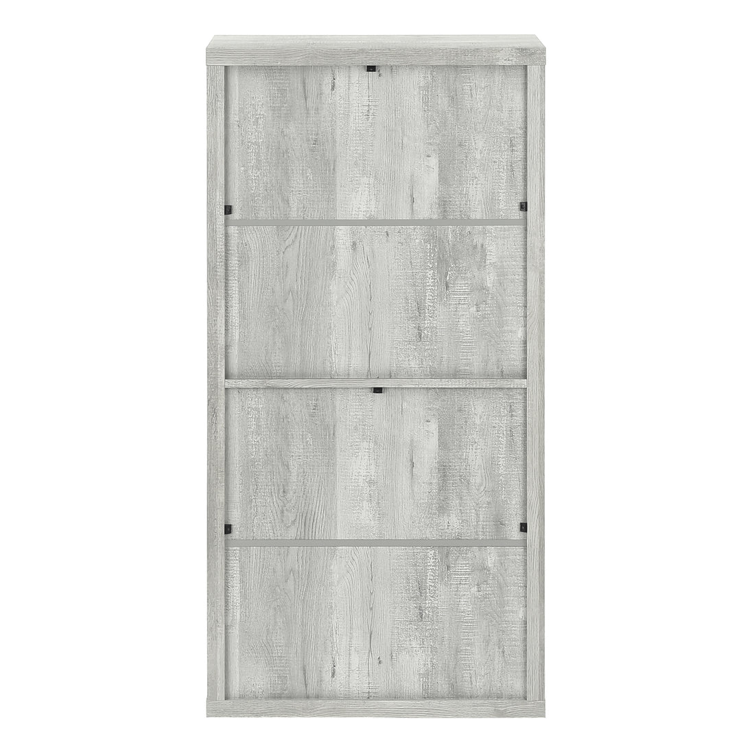 I 7405 Bookcase - 48"H / Grey Reclaimed Wood-Look / Adj. Shelves - Furniture Depot