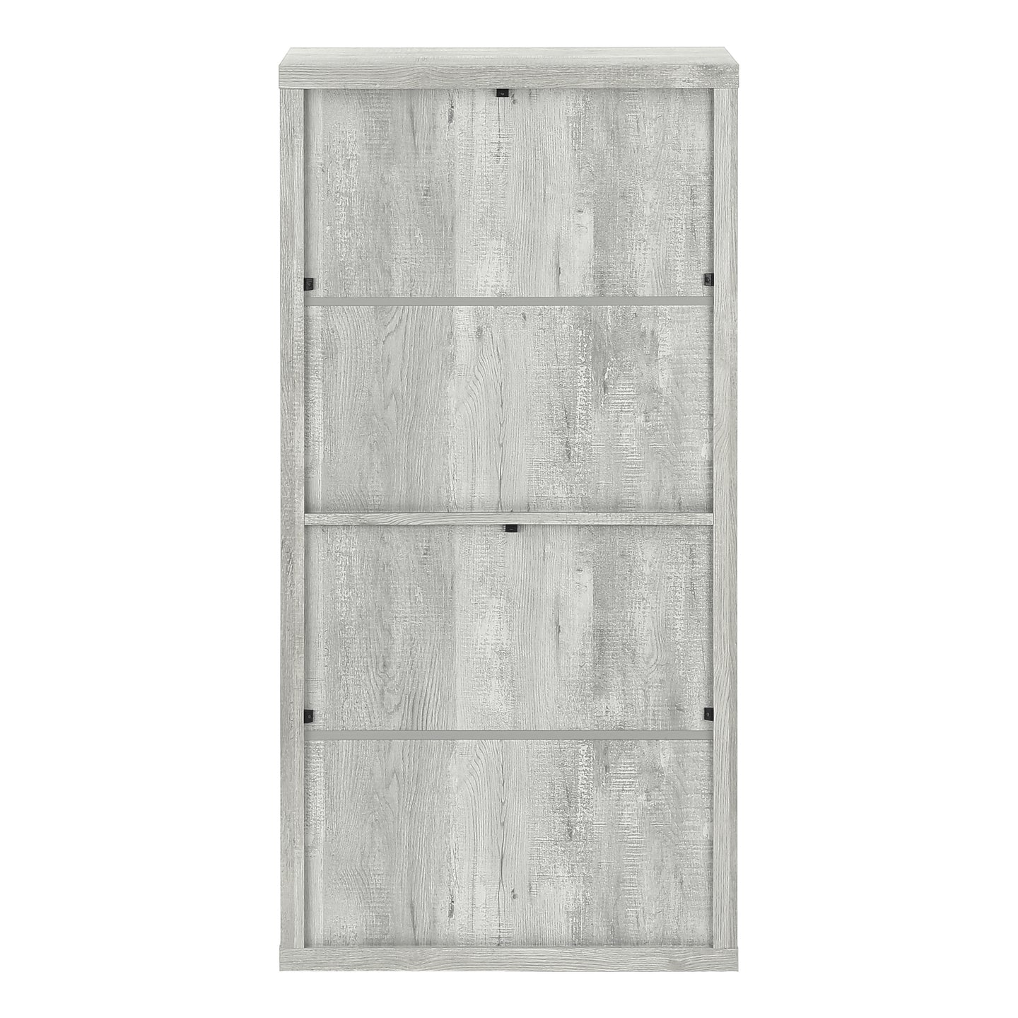 I 7405 Bookcase - 48"H / Grey Reclaimed Wood-Look / Adj. Shelves - Furniture Depot