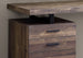 I 7408 Computer Desk - 48"L / Brown Reclaimed Wood / Black Metal - Furniture Depot