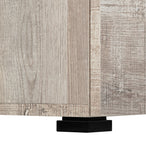 I 7410 Computer Desk - 48"L / Taupe Reclaimed Wood / Black Metal - Furniture Depot