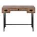 I 7412 Computer Desk - 48"L / Brown Reclaimed Wood / Black Metal - Furniture Depot