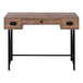 I 7412 Computer Desk - 48"L / Brown Reclaimed Wood / Black Metal - Furniture Depot
