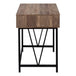I 7412 Computer Desk - 48"L / Brown Reclaimed Wood / Black Metal - Furniture Depot