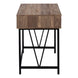 I 7412 Computer Desk - 48"L / Brown Reclaimed Wood / Black Metal - Furniture Depot