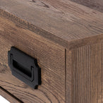 I 7412 Computer Desk - 48"L / Brown Reclaimed Wood / Black Metal - Furniture Depot