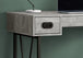 I 7413 Computer Desk - 48"L / Grey Reclaimed Wood / Black Metal - Furniture Depot (7881135259896)