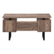 I 7416 Computer Desk - 60"L / Brown Reclaimed Wood / Black Metal - Furniture Depot (7881135358200)