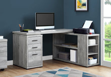 Load image into Gallery viewer, I 7421 Computer Desk - Grey Reclaimed Wood L/R Facing Corner - Furniture Depot