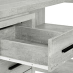 I 7421 Computer Desk - Grey Reclaimed Wood L/R Facing Corner - Furniture Depot