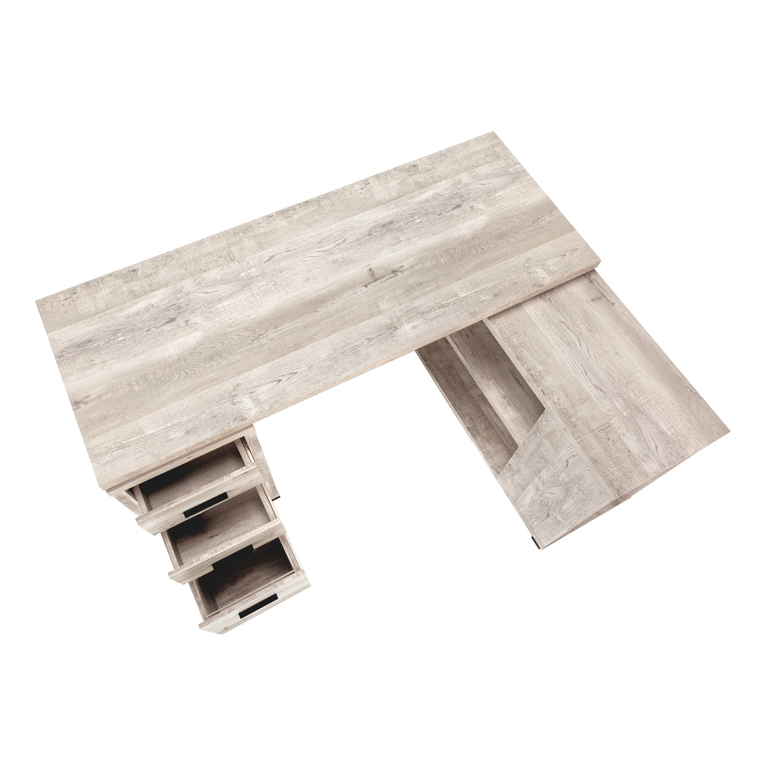 I 7422 Computer Desk - Taupe Reclaimed Wood L/R Facing Corner - Furniture Depot (7881135620344)