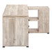 I 7422 Computer Desk - Taupe Reclaimed Wood L/R Facing Corner - Furniture Depot (7881135620344)