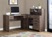 I 7427 Computer Desk - Brown Reclaimed Wood L/R Facing Corner - Furniture Depot