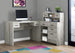 I 7428 Computer Desk - Grey Reclaimed Wood L/R Facing Corner - Furniture Depot