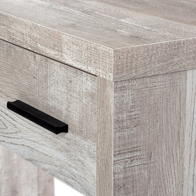 I 7429 Computer Desk - Taupe Reclaimed Wood L/R Facing Corner - Furniture Depot