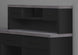 I 7430 Computer Desk - Black / Grey Top Left/Right Facing Corner - Furniture Depot