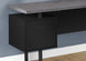I 7432 Computer Desk - 70"L / Black / Grey Top Left/Right Facing - Furniture Depot